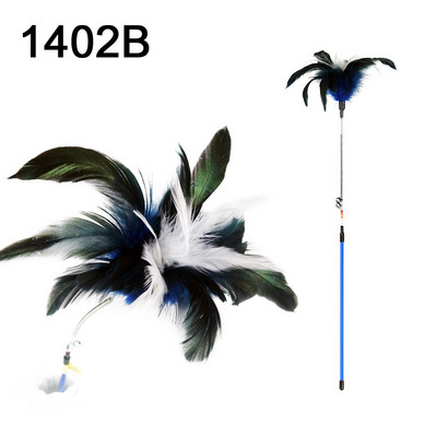 Kassi mängupulk sulgedega