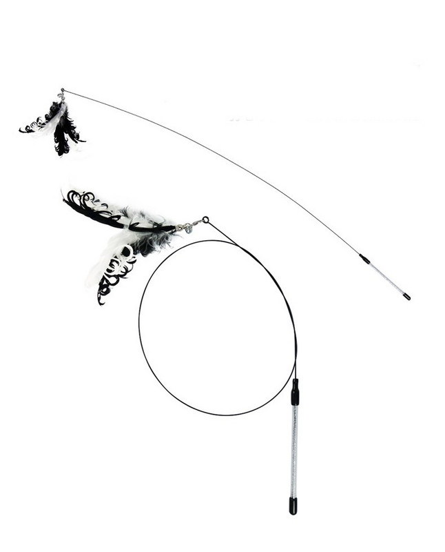 Erinevate ripatsidega mänguasi kassidele