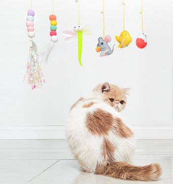 Σχοινί παιχνιδιών με μενταγιόν - για γάτες