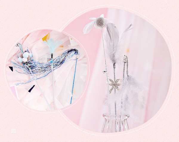 Set od tri štapa za pecanje tipa igračaka za mačke