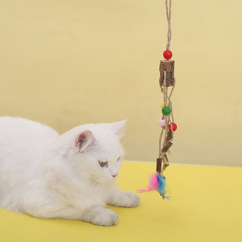 Παιχνίδι για γάτες - καλάμι ψαρέματος με μενταγιόν