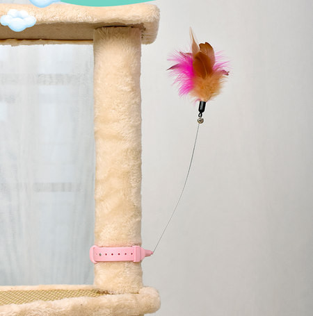 Tija pisica cu pene mai multe modele