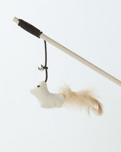 Undiță jucărie pentru pisici