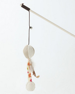 Undiță jucărie pentru pisici