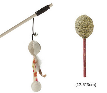 Undiță jucărie pentru pisici