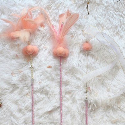 Jucărie pisică cu pene - mai multe modele