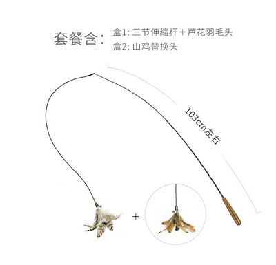 Σετ δύο καλάμια για γάτες