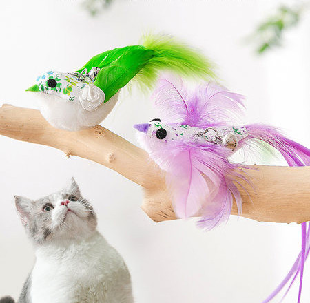 Mačka igračka štap za pecanje s različitim privjescima