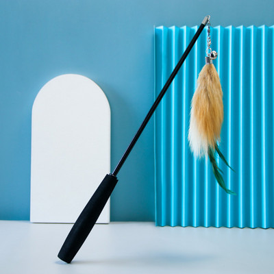 Παιχνίδι καλάμι ψαρέματος για γάτες με φτερό