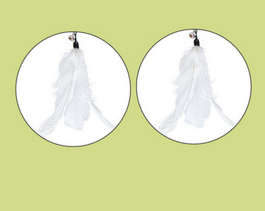 Igračka štap za pecanje s mačjim perjem