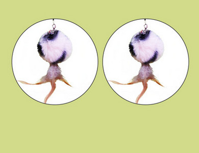 Igračka štap za pecanje s mačjim perjem