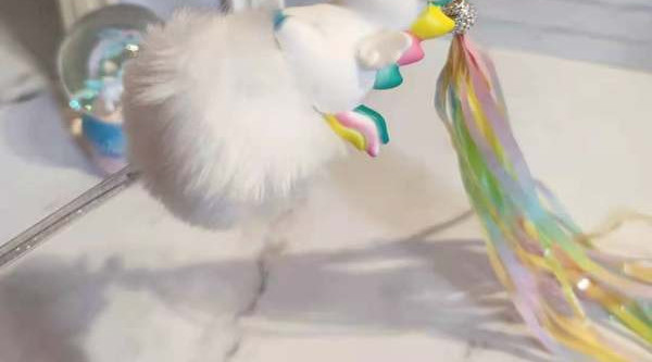 Jucărie pentru pisici unicorn