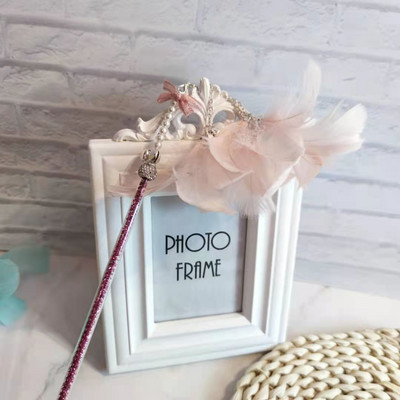 Băț de jucărie pentru pisici cu pene colorate