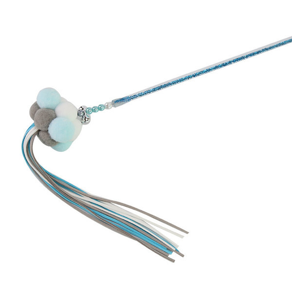 Καλάμι ψαρέματος παιχνίδι γάτας σε δύο μοντέλα