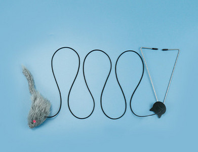 Viseća igračka za mačke s elastičnim užetom