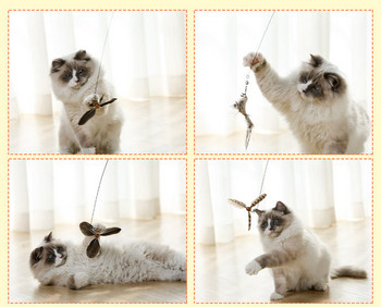 Играчка пръчка с висулка подходяща за котки