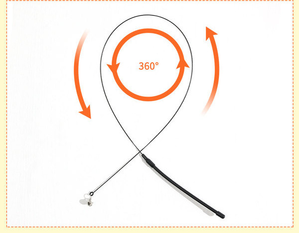 Kassidele sobiv ripatsiga mängupulk