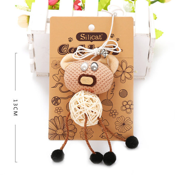 Jucărie de pisică cu pene de pisică