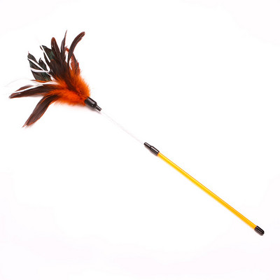 Kassi mänguasi sulgedega - mitut värvi