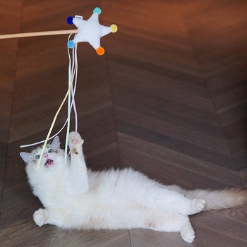 Παιχνίδι με καλάμι ψαρέματος γάτας - τρία μοντέλα