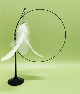 Undiță de pescuit tip jucărie pisică cu suport autoadeziv