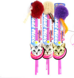 Set 3 tije de jucarie pentru pisici