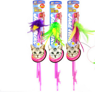 Set 3 tije de jucarie pentru pisici