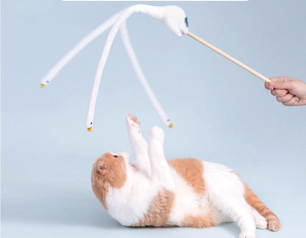 Igračka štap za pecanje za mačke i pse