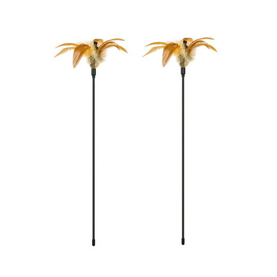 Šipka za mačke s perjem