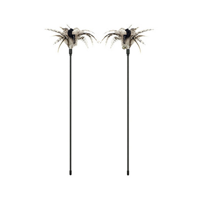 Šipka za mačke s perjem