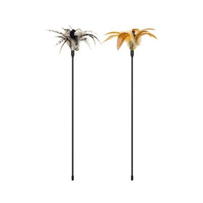 Šipka za mačke s perjem