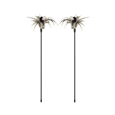 Šipka za mačke s perjem