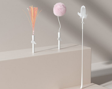 Undiță de pescuit jucărie cu pisici - trei modele