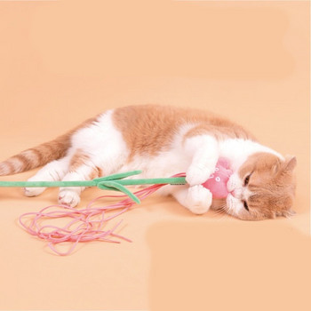 Παιχνίδι με καλάμι γάτας με μενταγιόν λουλουδιών