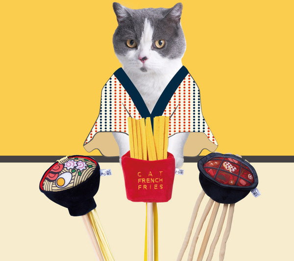 Καλάμι γάτας με βελούδινο μενταγιόν