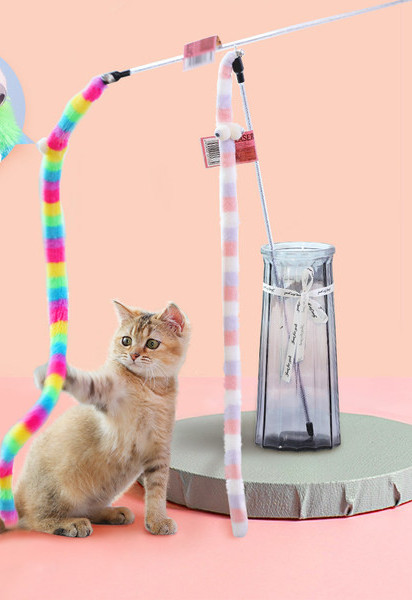 Igračka štap za pecanje za mačke nekoliko modela