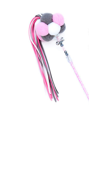 Undiță jucărie pisică - set de 1,3 sau 6 bucăți