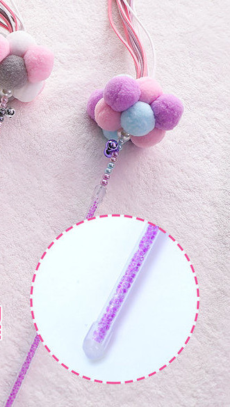 Undiță jucărie pisică - set de 1,3 sau 6 bucăți