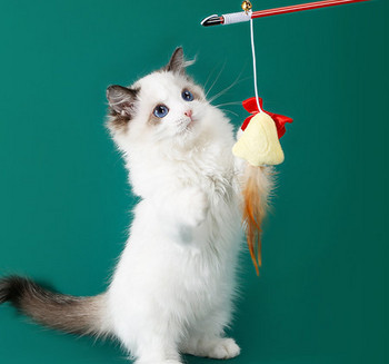 Παιχνίδι για γάτες - καλάμι ψαρέματος πολλά μοντέλα