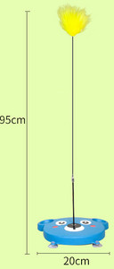 Dugi mačji štap za pecanje s lopticom