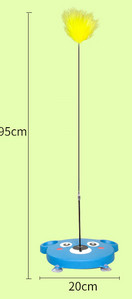 Dugi mačji štap za pecanje s lopticom