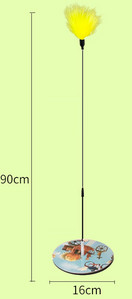 Dugi mačji štap za pecanje s lopticom