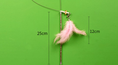 Dugi mačji štap za pecanje s lopticom