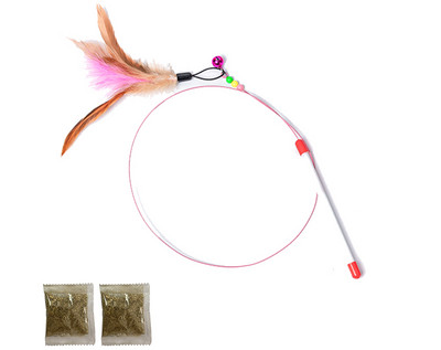 Παιχνίδι γάτας με φτερά - διαφορετικά χρώματα