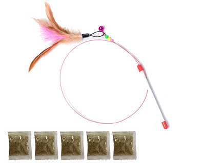 Παιχνίδι γάτας με φτερά - διαφορετικά χρώματα