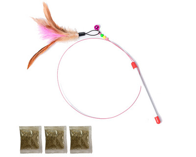 Παιχνίδι γάτας με φτερά - διαφορετικά χρώματα