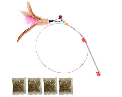 Παιχνίδι γάτας με φτερά - διαφορετικά χρώματα