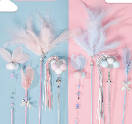 Kaķu stieņa rotaļlieta