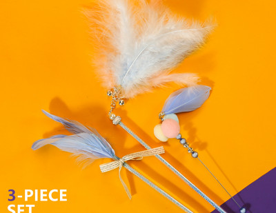 Undiță jucărie - pentru pisici