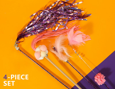 Undiță jucărie - pentru pisici